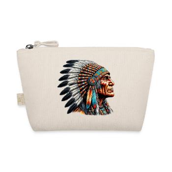 American Indian American Red Skin - Organic Pouch - nature - Front