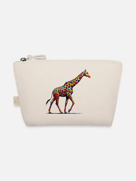 Giraffe - Bio-Täschchen - Natur