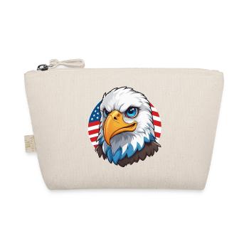 Drapeau des États-Unis Eaglehead Bald Eagle - Trousse biologique - nature - Devant
