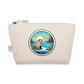 Small seal on the coast - Organic Pouch - nature - Front