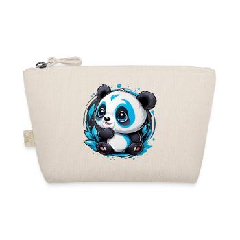 Panda Ours Petit et Mignon - Trousse biologique - nature - Devant