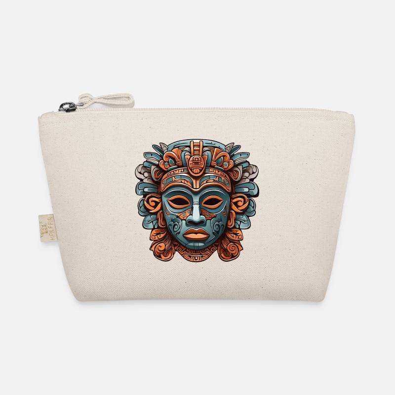 Sculpté orné aztèque, maya, masque inca Trousse biologique