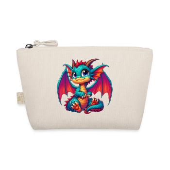 Drache - Bio-Täschchen - Natur - Vorne