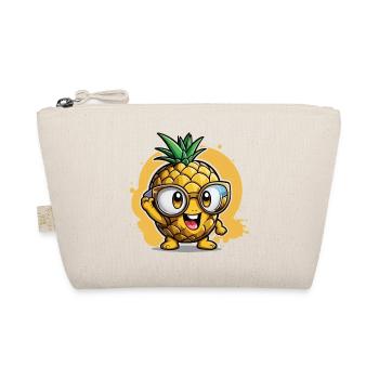 Kleine Ananas - Bio-Täschchen - Natur - Vorne