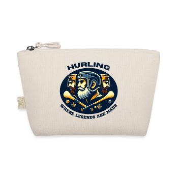 Hurling Where Legends are made - Organic Pouch - nature - Front