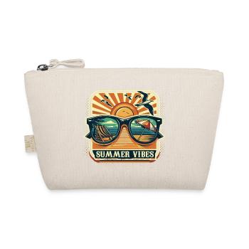 Été, Soleil, Vibes, Bonnes vacances, Plage, Fête, Sable - Trousse biologique - nature - Devant