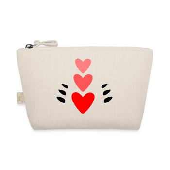 MARIEE. COEUR. COUPLE. JUST MARRIED. EVJF - Trousse biologique - nature - Devant