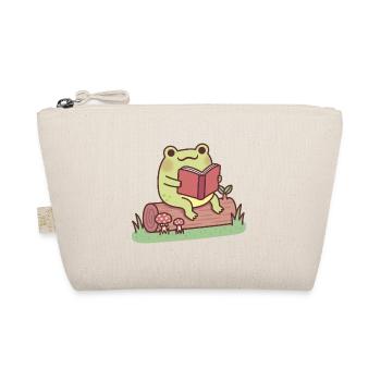 Grenouille mignonne lisant un livre à l’extérieur - Trousse biologique - nature - Devant