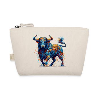 Stier - Bio-Täschchen - Natur - Vorne