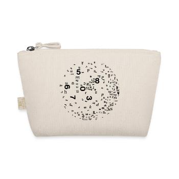 Numbers and letters - Organic Pouch - nature - Front