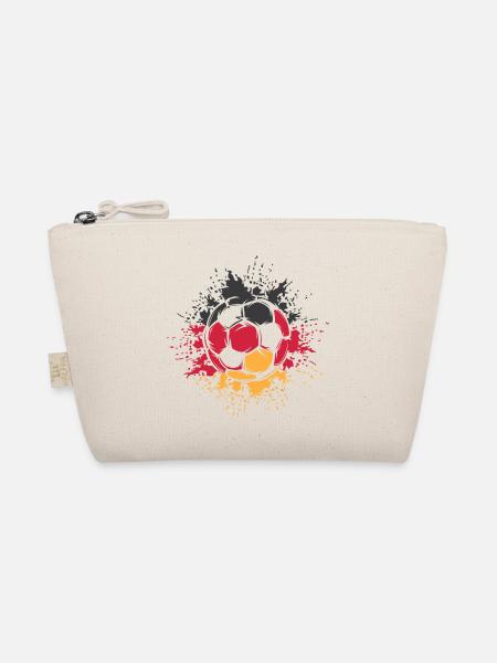 Soccer Color Explosion Germany Soccer Game - Organic Pouch - nature - Front