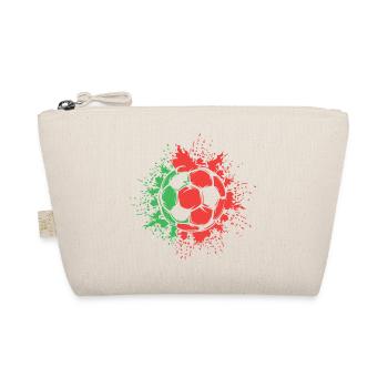 Portugal Fußball Explosion Fußballer Team Logo - Bio-Täschchen - Natur - Vorne