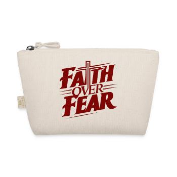 Imprimé motif Faith Gives Courage - Trousse biologique - nature - Devant
