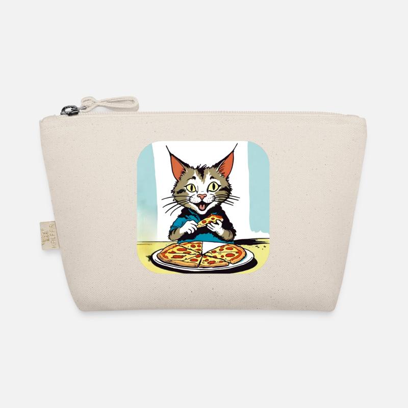 Le chat adore la pizza Trousse biologique