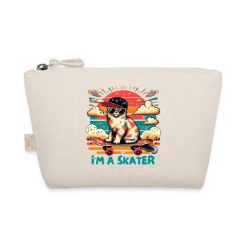 I'm a skater - Organic Pouch - nature - Front