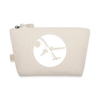 Aviator Drawing - Organic Pouch - nature - Front
