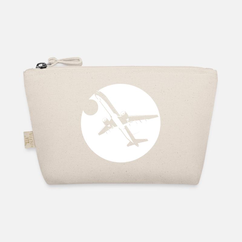 Flieger Zeichnung Bio-Täschchen