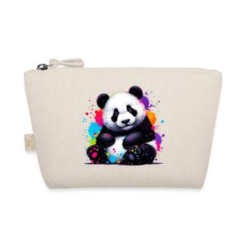 Panda - Bio-Täschchen - Natur - Vorne