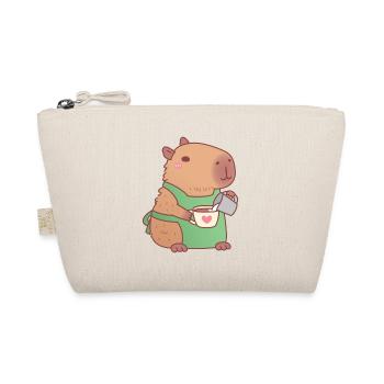 Mignon Capybara Barista Faisant Du Café - Trousse biologique - nature - Devant