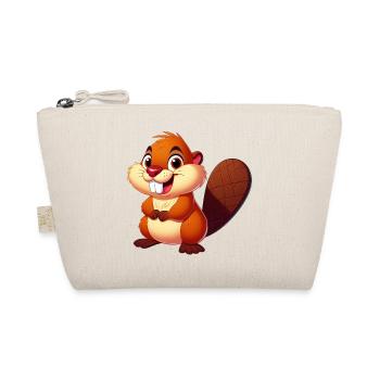 Beaver - Organic Pouch - nature - Front