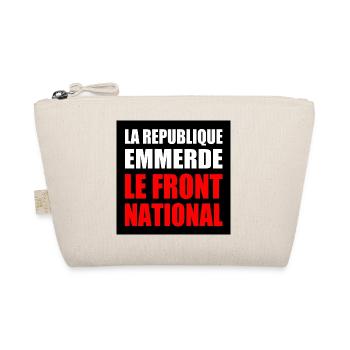 Die Republik fickt den Front National - Bio-Täschchen - Natur - Vorne