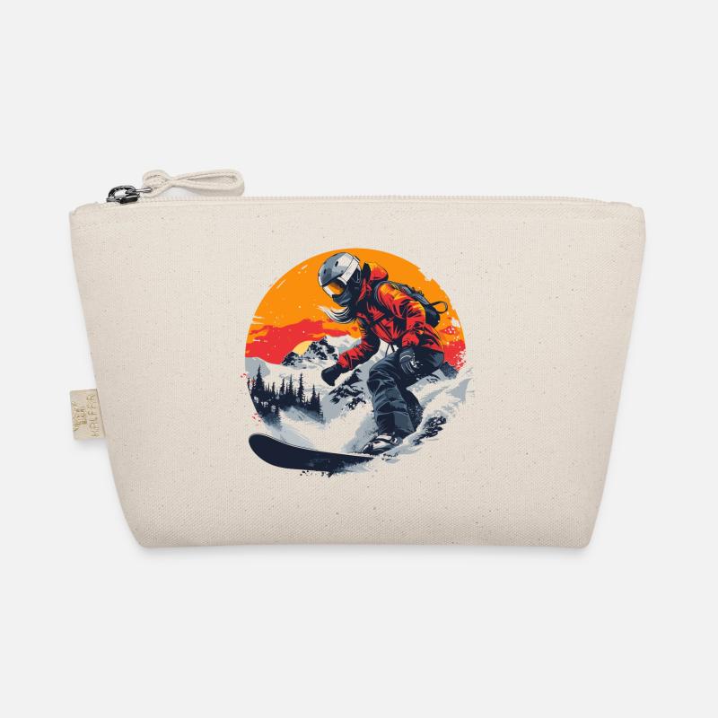 Graphique du snowboarder Trousse biologique