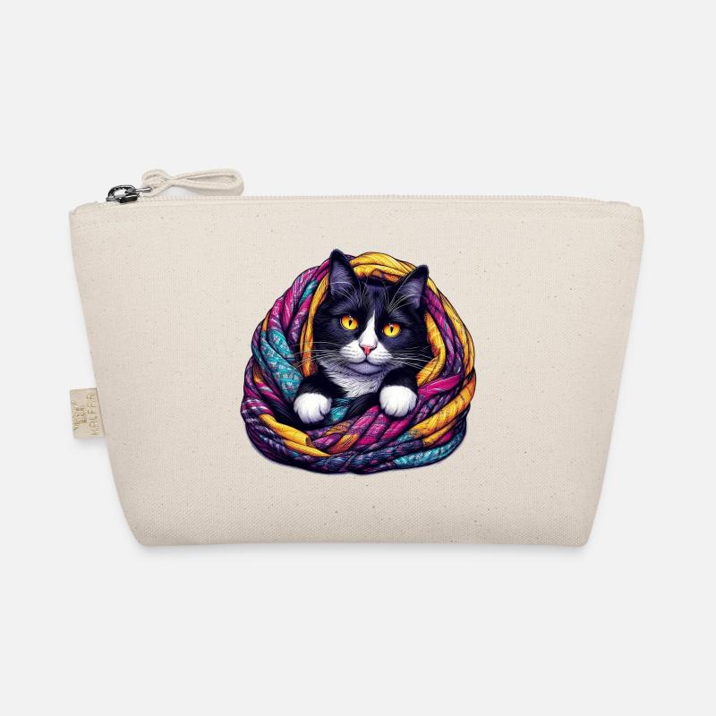 Katze - Bio-Täschchen - Natur