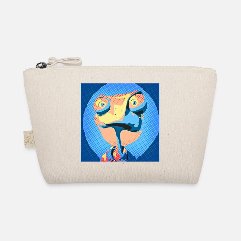 Caméléon Pop Art aux couleurs néon Trousse biologique