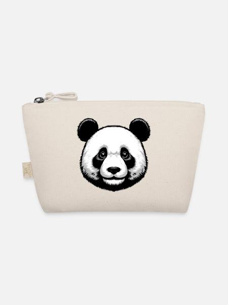 Panda - Bio-Täschchen - Natur