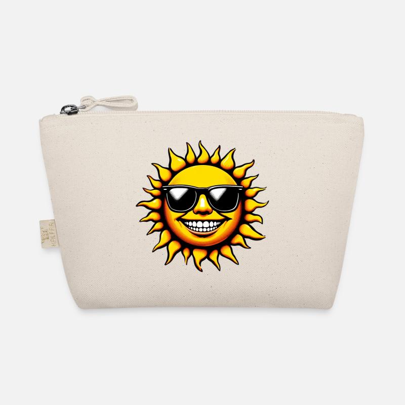 Sun with Sunglasses Organic Pouch