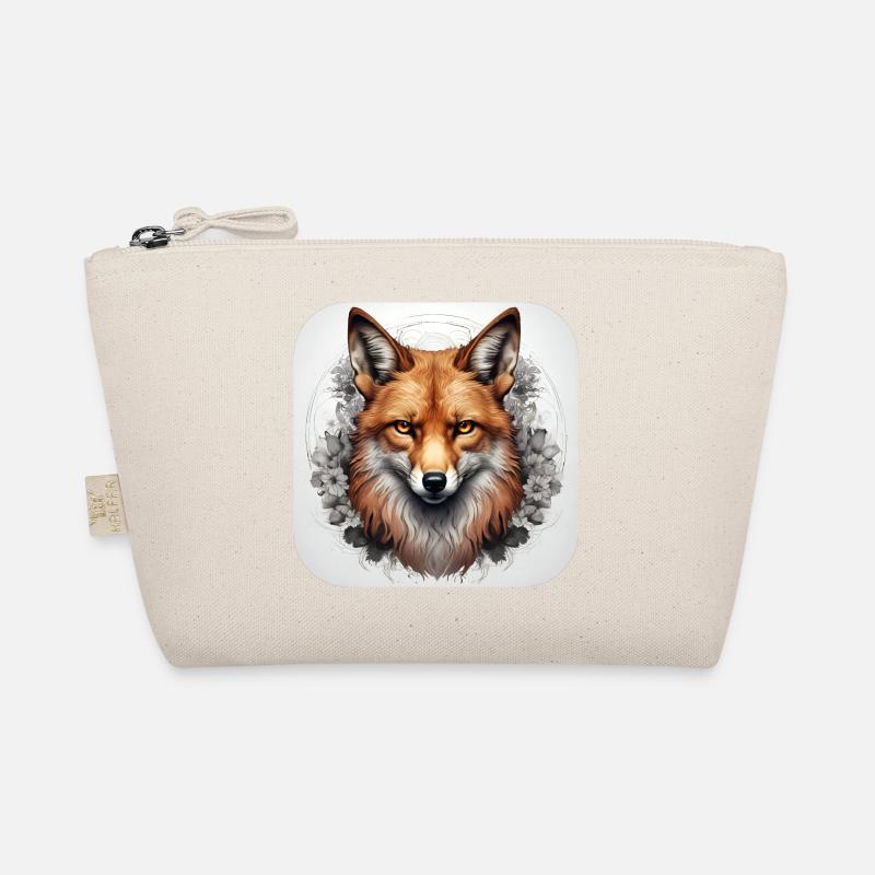 Renard avec des fleurs Trousse biologique