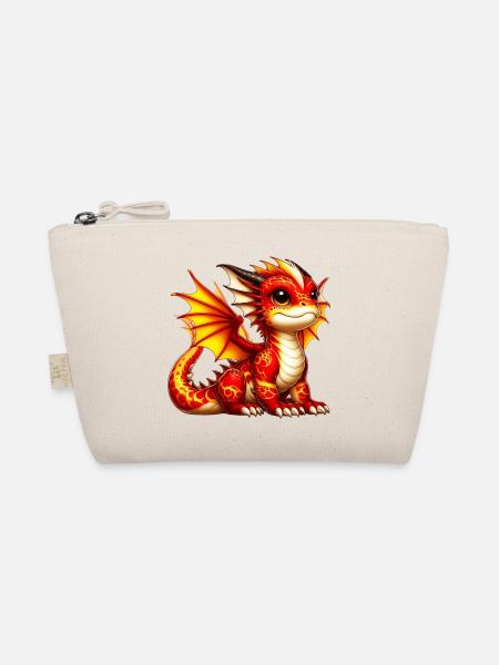 Drache - Bio-Täschchen - Natur