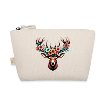 Cerf avec des fleurs - Trousse biologique - nature - Devant