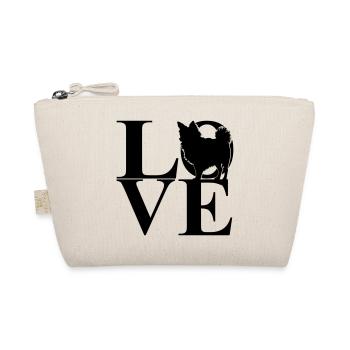 Chihuahua Love Hundemotiv - Bio-Täschchen - Natur - Vorne
