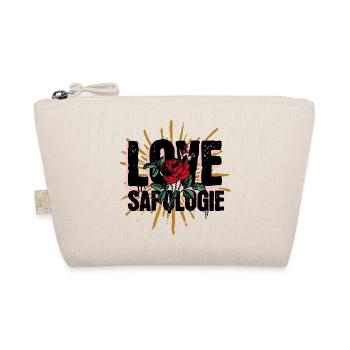 Love Sapologie Rose Design - Organic Pouch - nature - Front