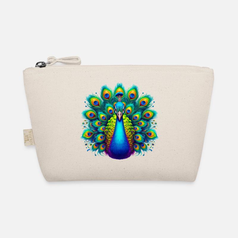 Pfau - Bio-Täschchen - Natur