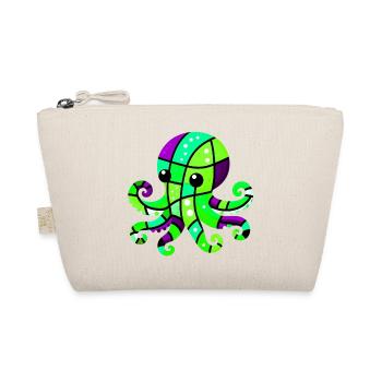 Krake - Bio-Täschchen - Natur - Vorne