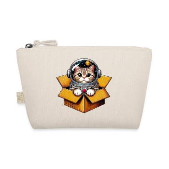 Astronaut Katze - Bio-Täschchen - Natur - Vorne