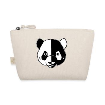 Yin and yang panda - Organic Pouch - nature - Front