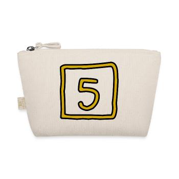 5. ANNIVERSARY. 5 YEARS. 5th ANNIVERSARY - Organic Pouch - nature - Front