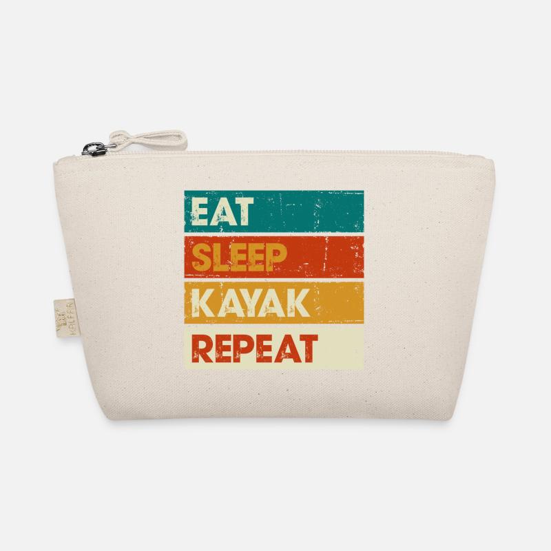 Eat Sleep Kayak Repeat Organic Pouch