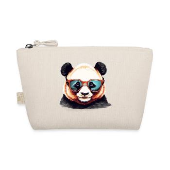 Tête de panda décontractée avec lunettes de soleil - Trousse biologique - nature - Devant