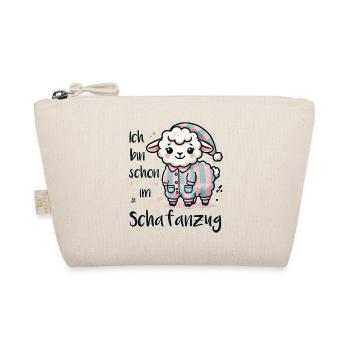 Ich bin schon im Schafanzug - Bio-Täschchen - Natur - Vorne