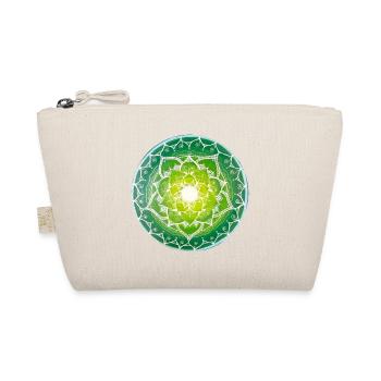 Mandala vert avec motif spirituel - Trousse biologique - nature - Devant