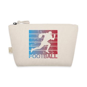 Football Spieler - Bio-Täschchen - Natur - Vorne