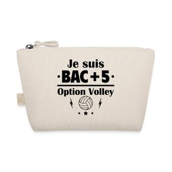 Bac+5 option volley, fête des pères, cadeau noël - Trousse biologique - nature - Devant