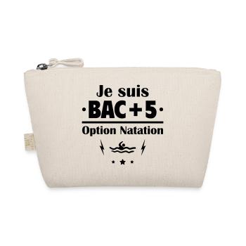 Bac+5 option natation, fête des pères, cadeau noël - Trousse biologique - nature - Devant