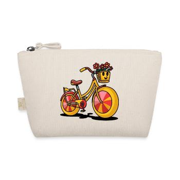 Autocollant de vélo de dessin animé ludique - Trousse biologique - nature - Devant