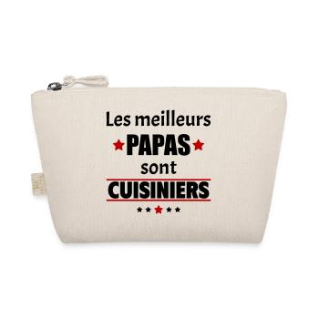 Les meilleurs papas sont cuisiniers,fête des pères - Trousse biologique - nature - Devant