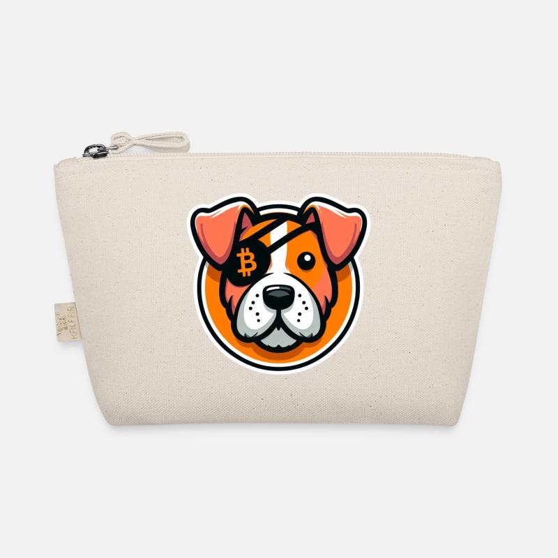 Chien avec cache-œil Bitcoin Trousse biologique